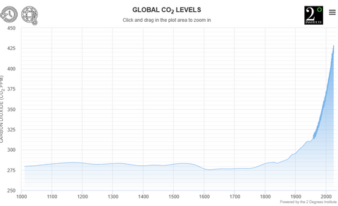 What is a normal CO₂ level?