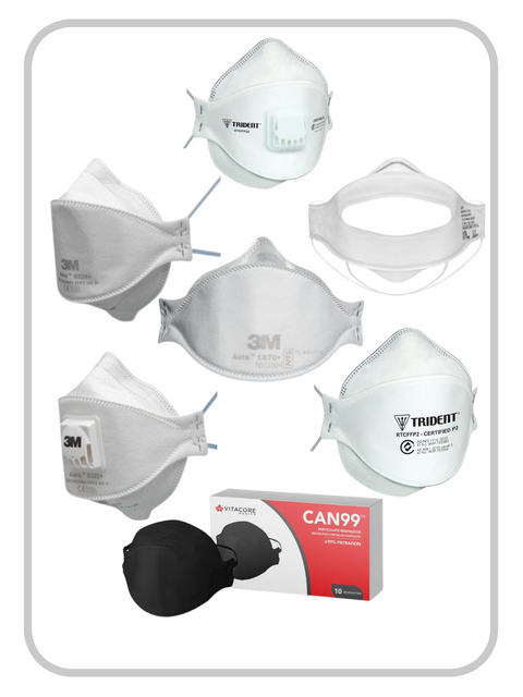 Mask Trial Pack with Valved Masks