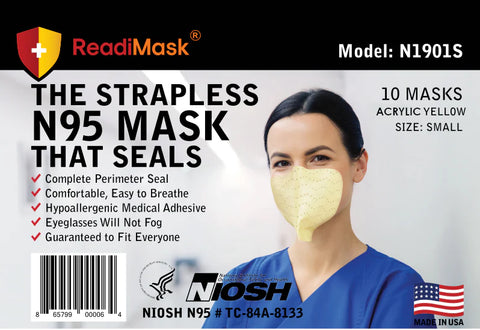 ReadiMask N95 NIOSH Strapless Respirator - Pack of 10