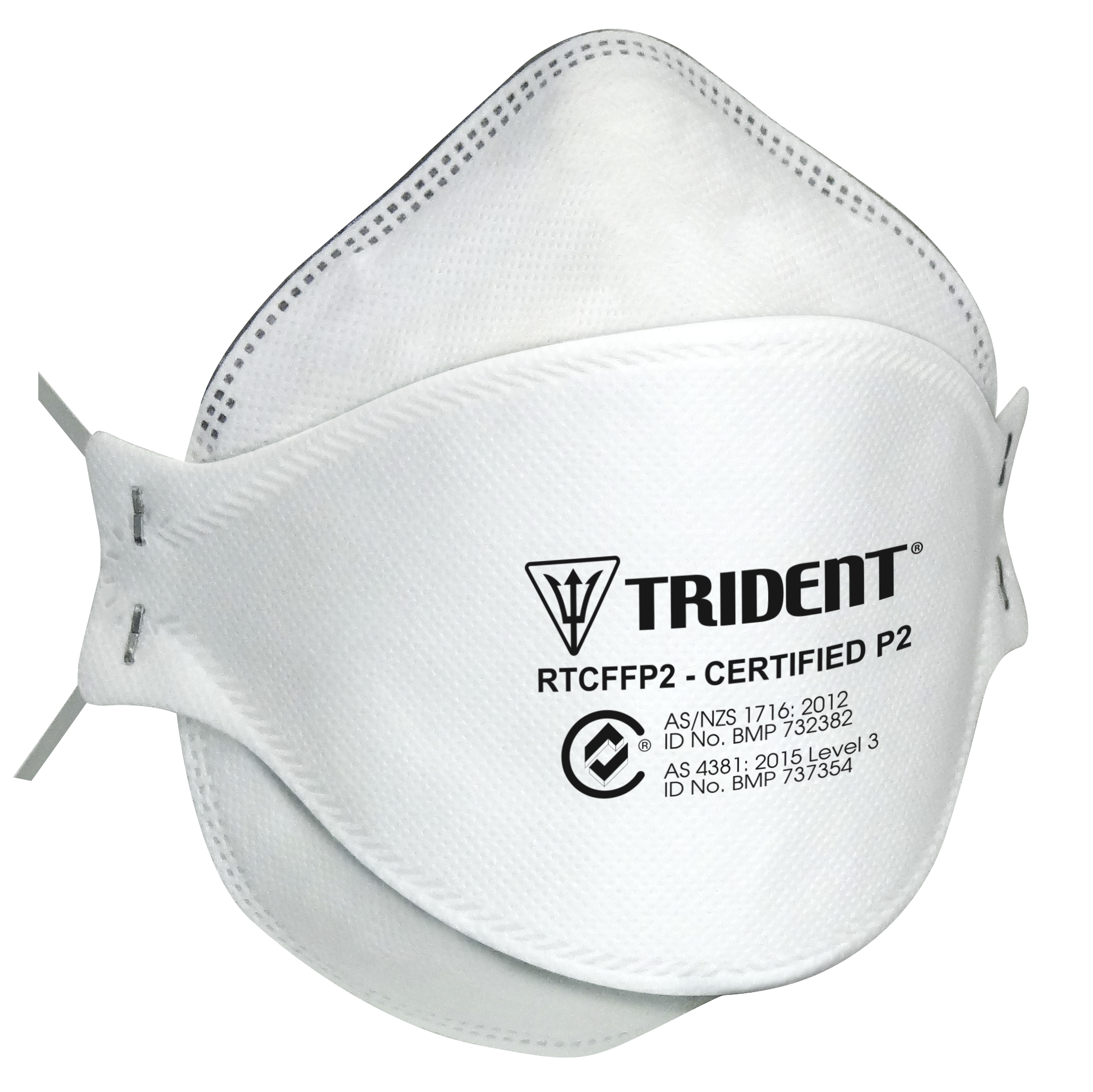 Trident P2 (N95) Disposable Respirator 20/Box – CO2 Radical