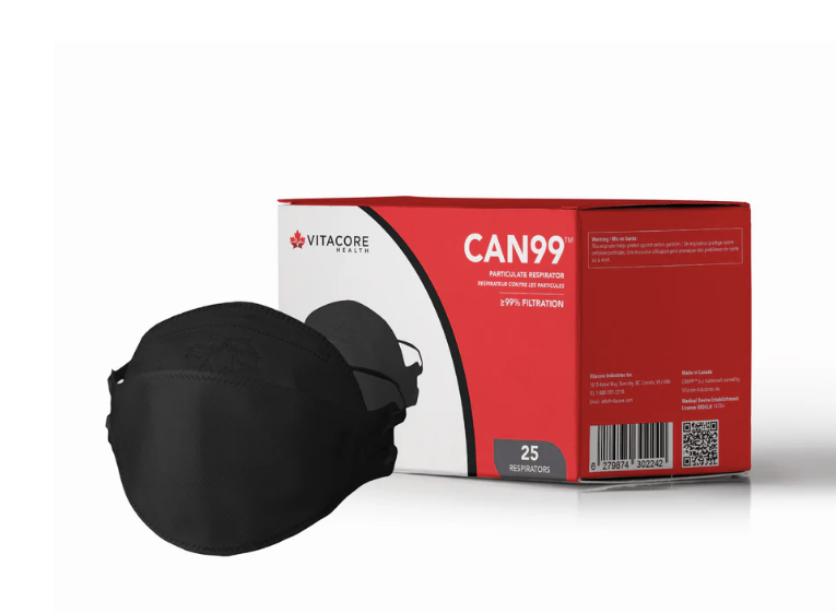 CAN99™ Black - Headband Respirator