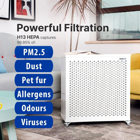 SmartAir Blast Mini Mk II Air Purifier with HEPA H13 Filter - (85sqm room)